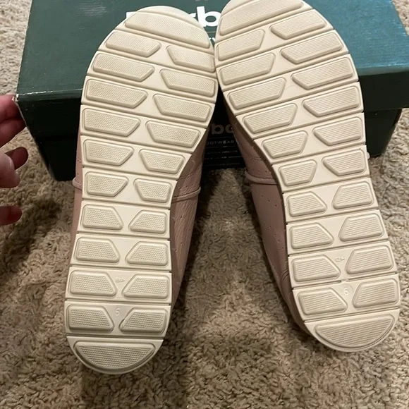 Barbour Blush Pink Leather Sneakers UK6 USA8 NEW IN THE BOX - Picture 5 of 8